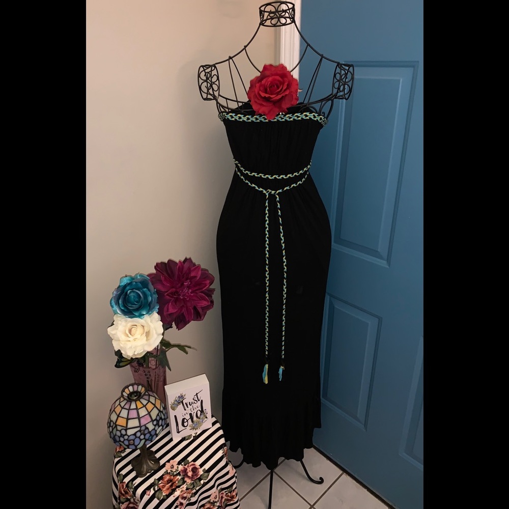 🌺Soul Revival Tube Maxi Dress Strapless Sz. L🌺